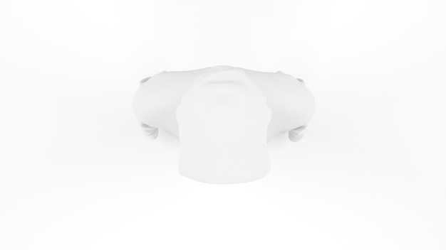 Download White hoodie mockup template isolated, top view | Free PSD ...