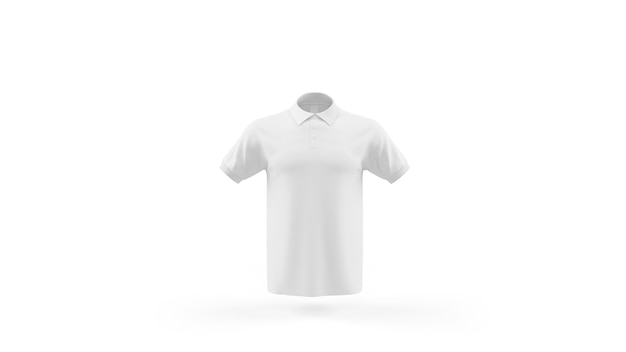 Free PSD | White polo shirt mockup template isolated ...