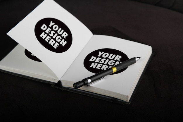 Premium PSD | Sketchbook Mockup Set