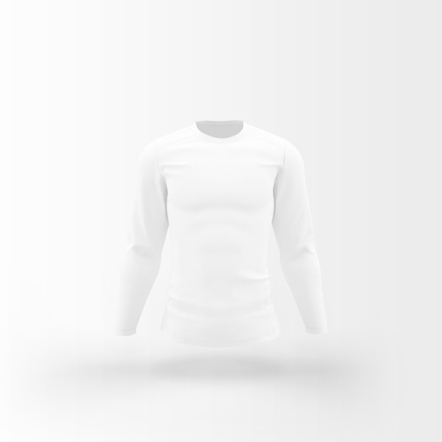 Download Free PSD | White t-shirt floating on white