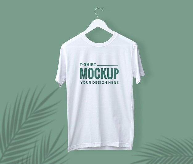 Premium PSD | White t-shirt mockup