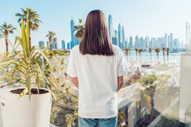 Download Premium PSD | White t-shirt mockup