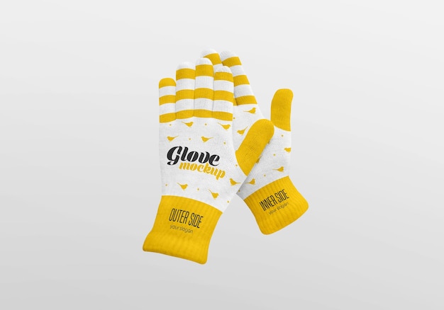 Download Premium Psd Winter Gloves Mockup