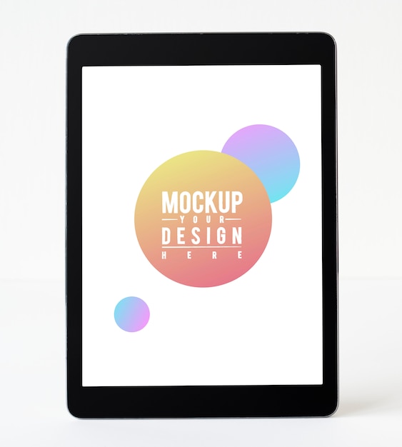 Download Wireless tablet screen mockup template | Free PSD File