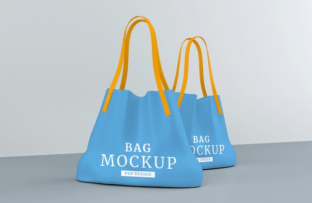 Premium PSD | Woman hand bag mockup for your branding