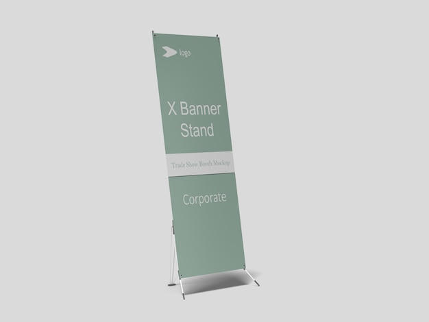 X-banner mockup | Premium PSD File