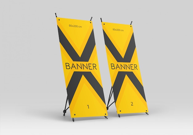 4over xstand banner template