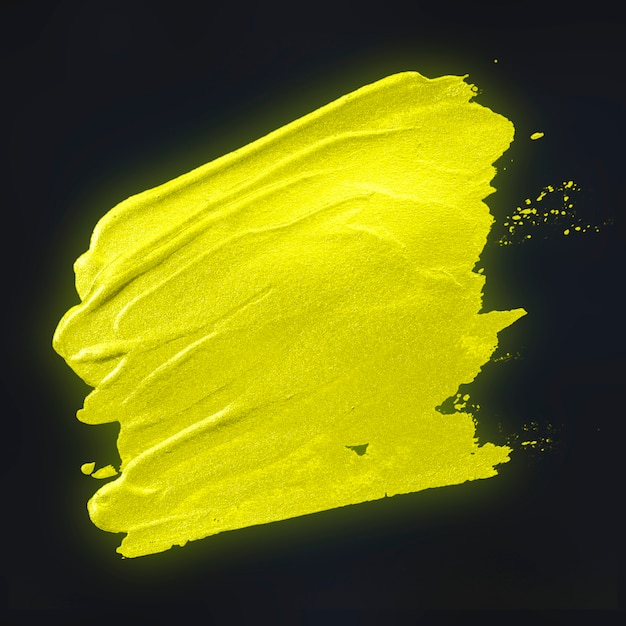 Download Yellow brush stroke background PSD file | Free Download