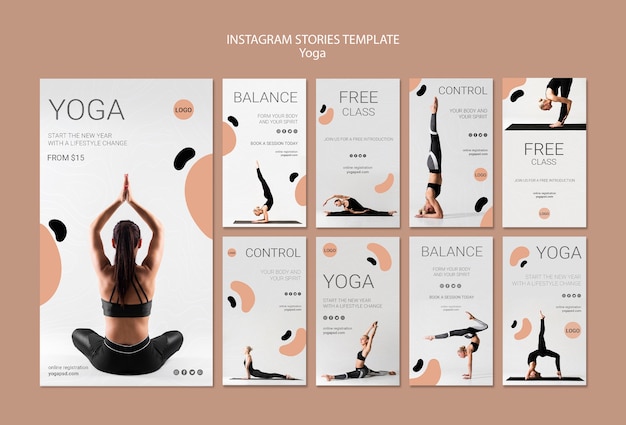 Download Free Yoga Instagram Stories Template Free Psd File Use our free logo maker to create a logo and build your brand. Put your logo on business cards, promotional products, or your website for brand visibility.