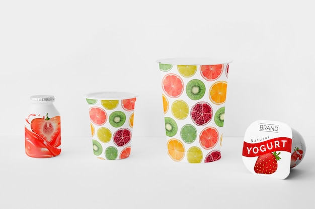Download Yogurt cup mockup | Free PSD File