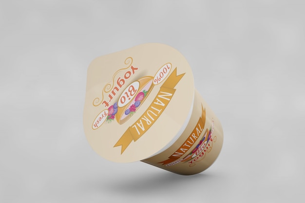 Download Yogurt packaging mockup | Free PSD File
