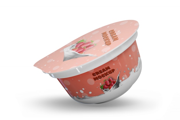 Download Free Yogurt Packaging Mockup Free Psd File PSD Mockups.