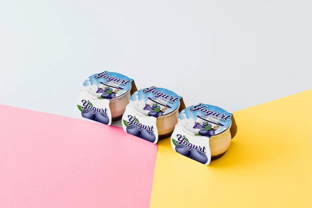 Download Free Yogurt Packaging Mockup Free Psd File PSD Mockups.