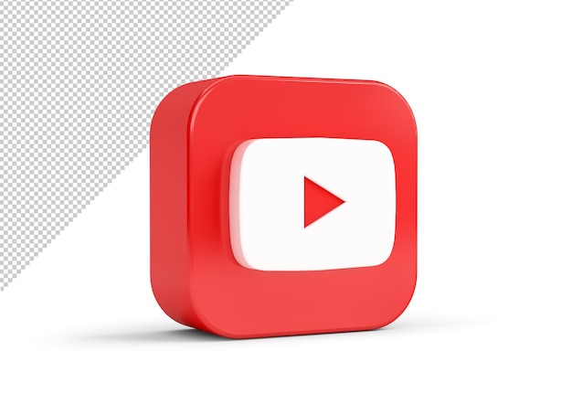 Download Premium Psd Youtube Icon Mockup In 3d Rendering