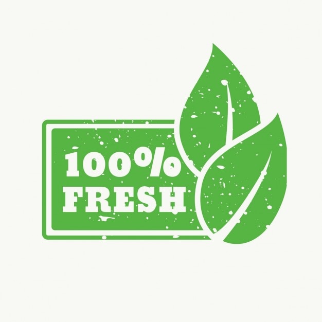 Download Free Download This Free Vector 100 Fresh Green Stamp Use our free logo maker to create a logo and build your brand. Put your logo on business cards, promotional products, or your website for brand visibility.