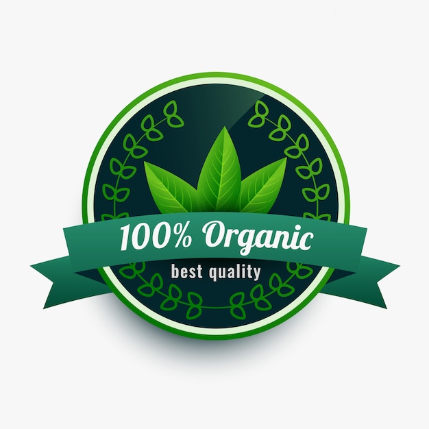 Download Free 100 Organic Food Label Sticker With Leaves Free Vector Use our free logo maker to create a logo and build your brand. Put your logo on business cards, promotional products, or your website for brand visibility.