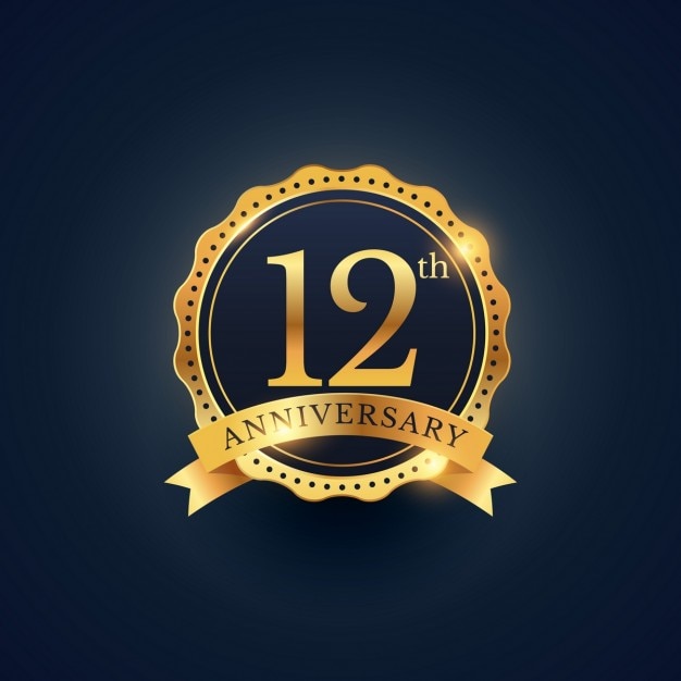 Download Free 12th Anniversary Golden Edition Free Vector Use our free logo maker to create a logo and build your brand. Put your logo on business cards, promotional products, or your website for brand visibility.