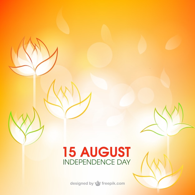 15 august independence day | Free Vector