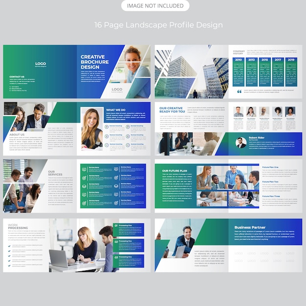 Download Free 16 Page Company Landscape Profile Design Premium Vector Use our free logo maker to create a logo and build your brand. Put your logo on business cards, promotional products, or your website for brand visibility.
