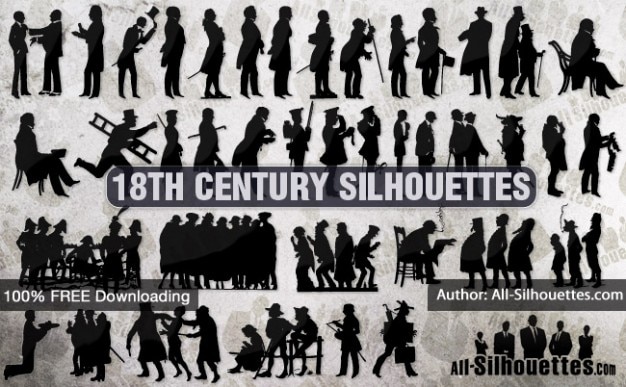 18th century silhouettes | All\
Silhouettes