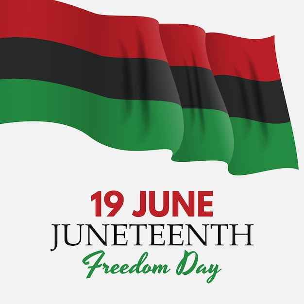 Premium Vector 19 June African American Emancipation Day Juneteenth Freedom Day