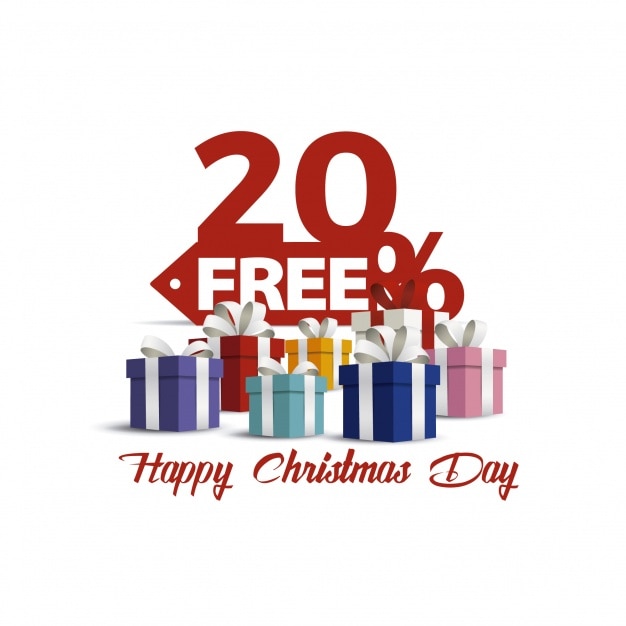 20% free christmas sales