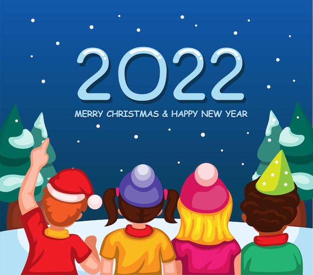 Animated Merry Christmas And Happy New Year 2022