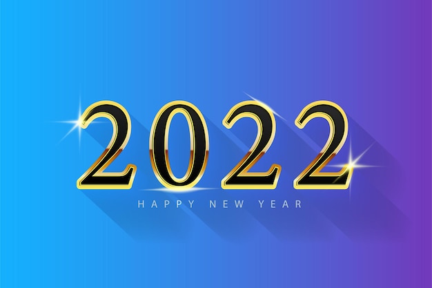 Premium Vector | 2022 new year background