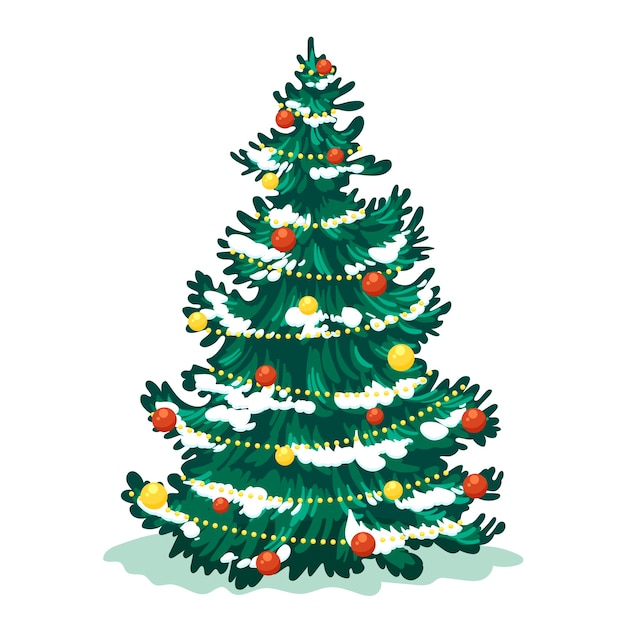 2d christmas tree | Free Vector