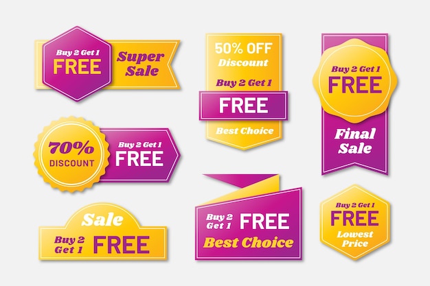 premium-vector-2x1-promotion-labels