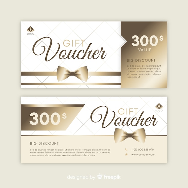 300$ gift voucher | Free Vector