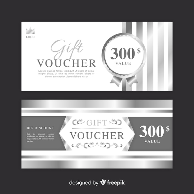 Free Vector | 300$ gift voucher