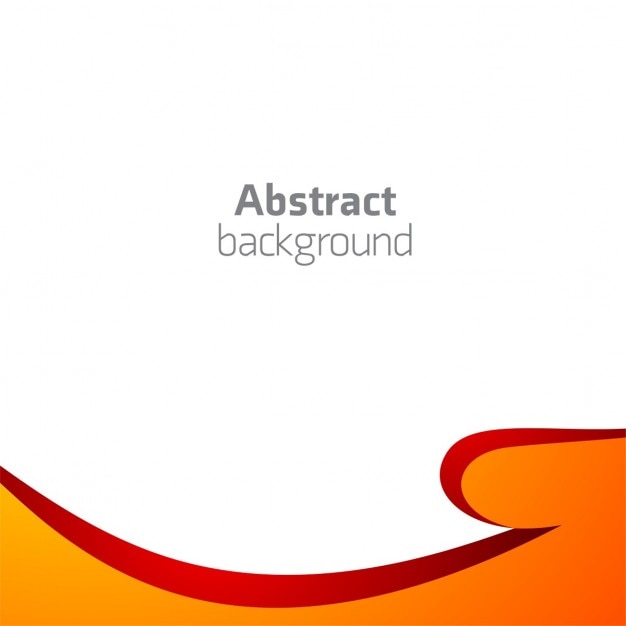 3d abstract background, orange wavy
shapes