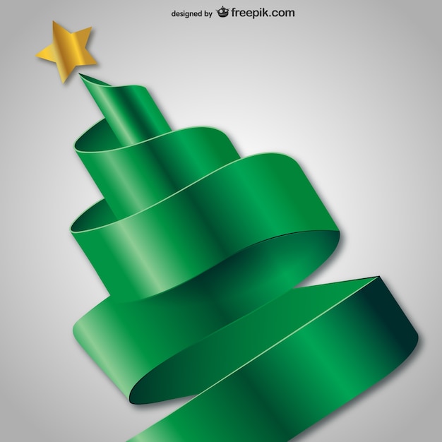 Download Free Vector | 3d abstract christmas tree