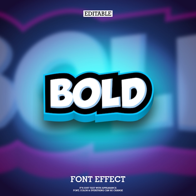 Download 3d cartoon style text effect for animation and game logo ...