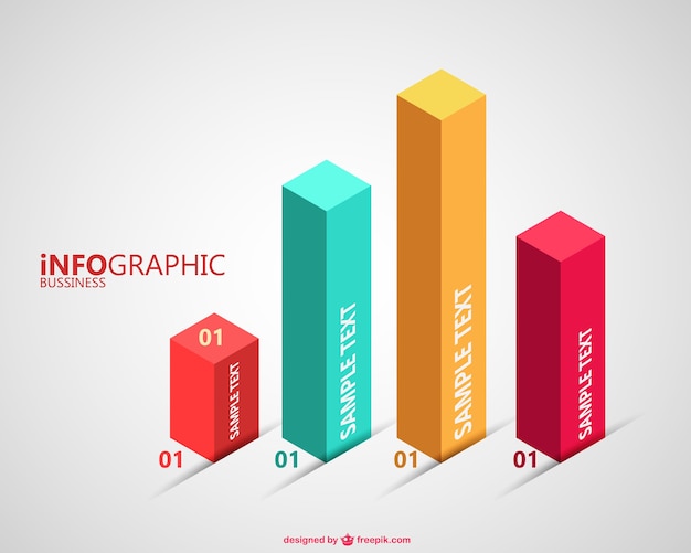 Download 3d charts | Free Vector