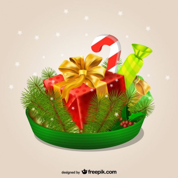 Download 3d christmas ornaments | Free Vector