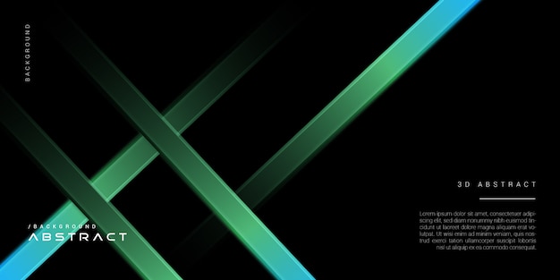3d dark abstract elegant technology background Premium Vector