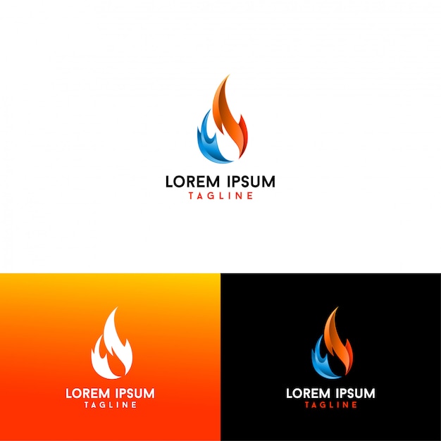 Download Logo Vector Fire PSD - Free PSD Mockup Templates