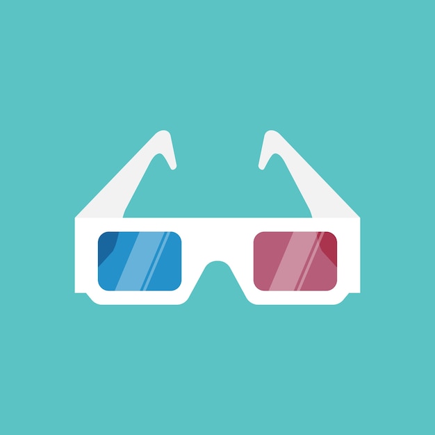 Download 3d glasses vector illustration | Premium Vector