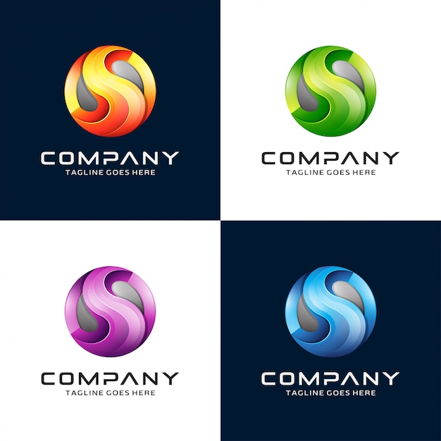 Download Company Logo With S PSD - Free PSD Mockup Templates