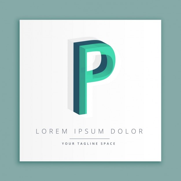 Download Free Download Free 3d Logo With Letter P Vector Freepik Use our free logo maker to create a logo and build your brand. Put your logo on business cards, promotional products, or your website for brand visibility.
