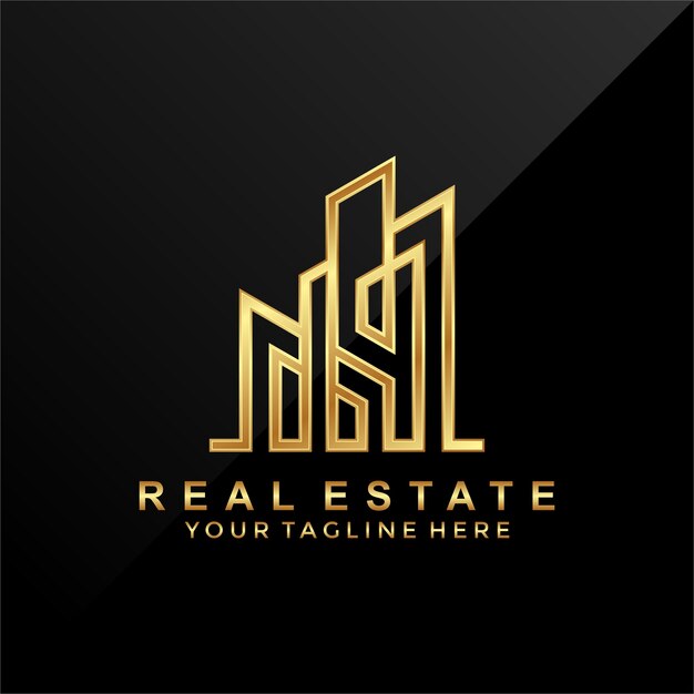Download Luxury Real Estate Logo Ideas PSD - Free PSD Mockup Templates
