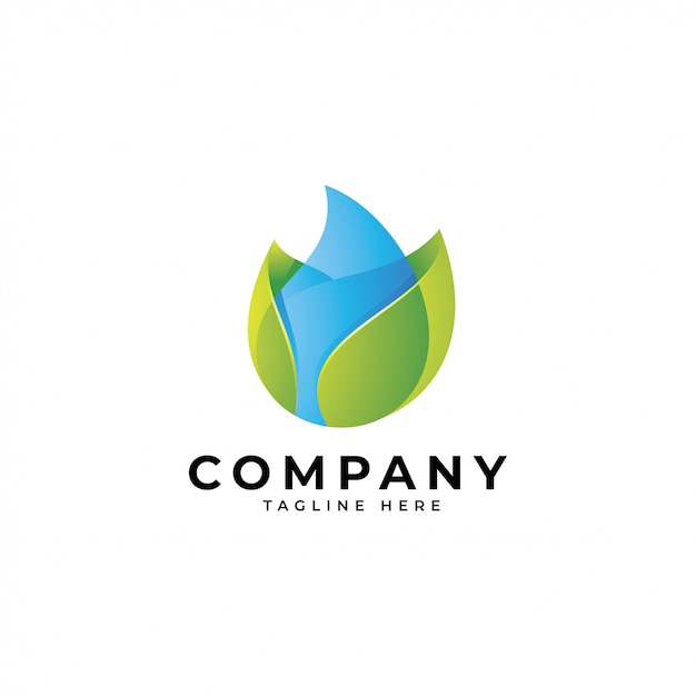 Download Free 3d Modern Green Leaf And Water Droplet Logo Premium Vector Use our free logo maker to create a logo and build your brand. Put your logo on business cards, promotional products, or your website for brand visibility.