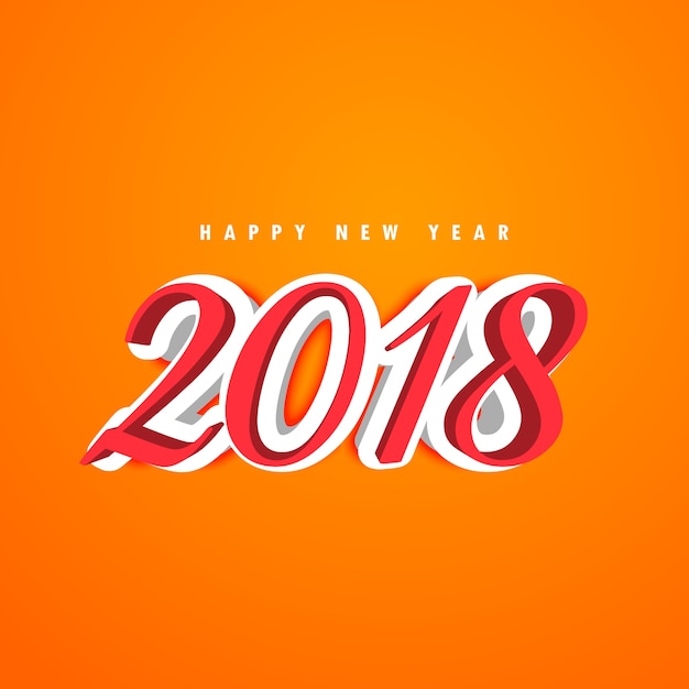 free-vector-3d-new-year-2018-creative-text-design