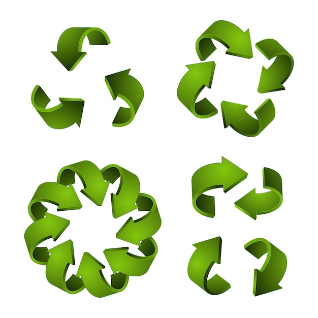 Download Free 3d Recycle Icons Green Arrows Recycling Symbols Isolated On Use our free logo maker to create a logo and build your brand. Put your logo on business cards, promotional products, or your website for brand visibility.