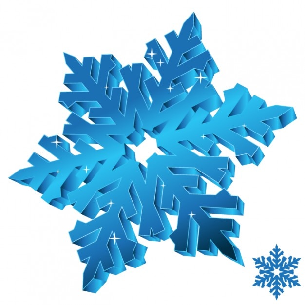 Download 3D snowflake Vector | Free Download
