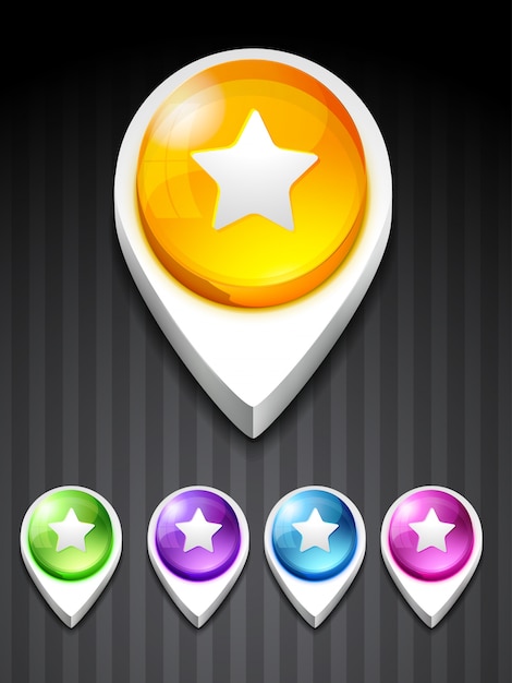 Download Free Vector | 3d star icon