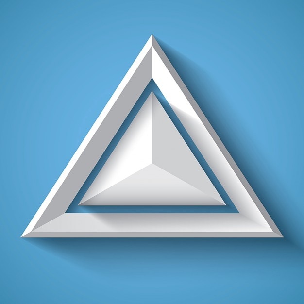 Download Free Vector | 3d triangle