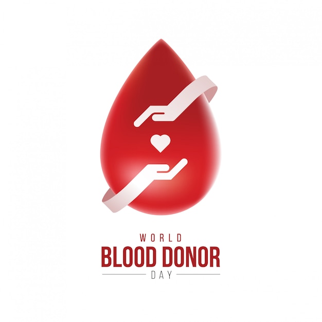 Download Free 3d World Blood Donor Day Logo Concept Premium Vector Use our free logo maker to create a logo and build your brand. Put your logo on business cards, promotional products, or your website for brand visibility.